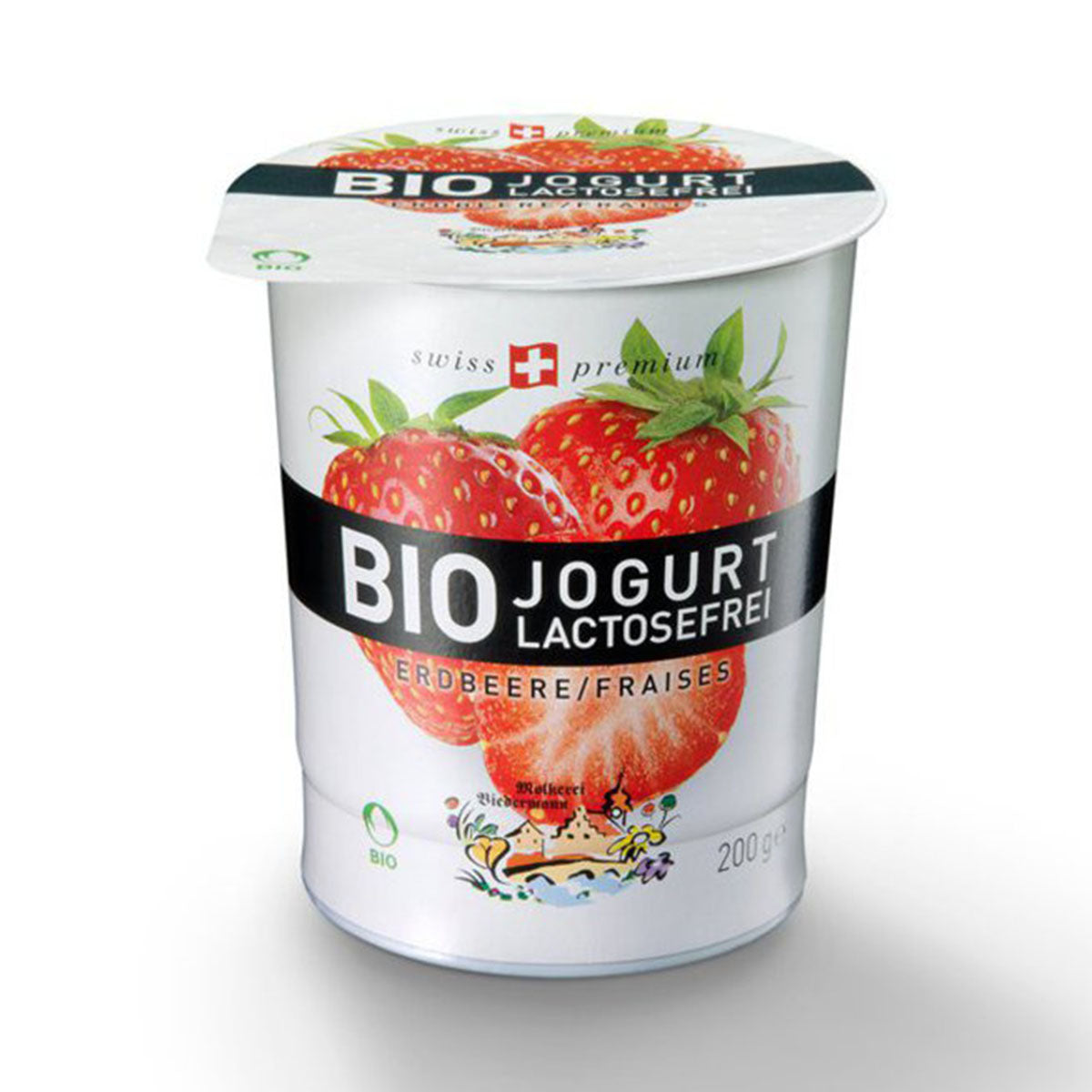 Iogurte de Morango sem Lactose BIO 200 gr - Go Natural