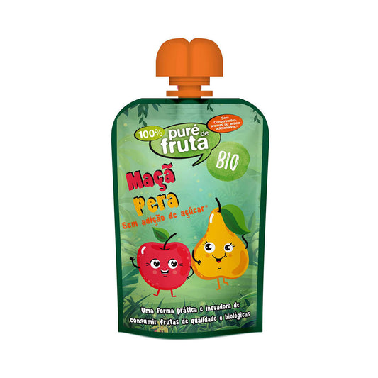 Puré de Maçã e Pêra BIO 100 gr - Go Natural