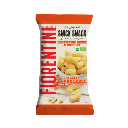 Snack de Lentilhas Vermelhas e Grão de Bico sem Glúten BIO 45 gr - Go Natural