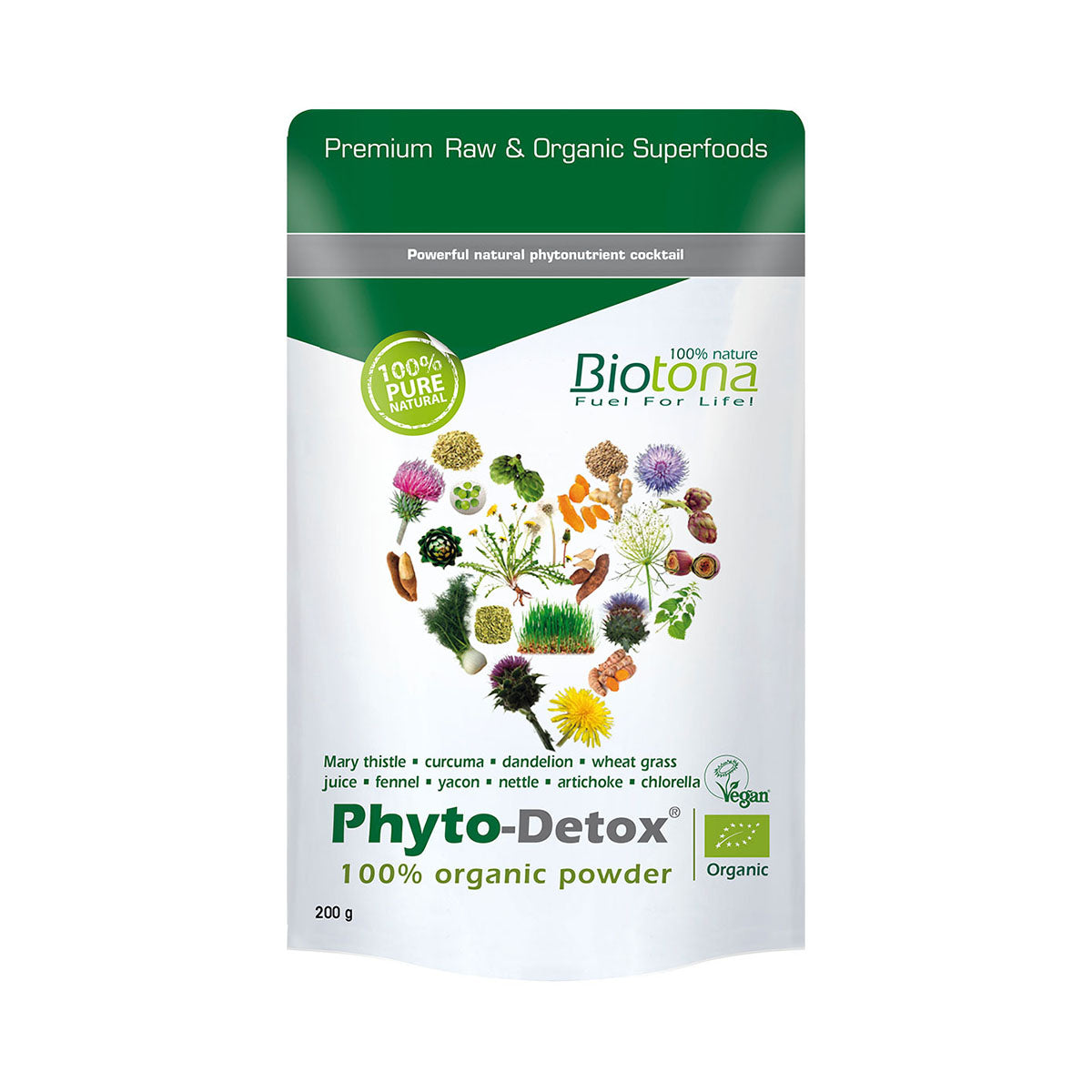 Phyto-Detox em Pó BIO 200 gr - Go Natural