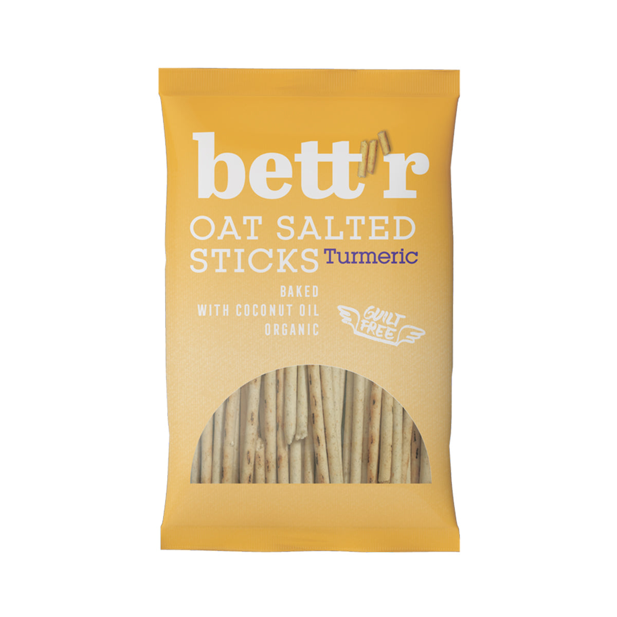 Palitos Aveia Salgada Cúrcuma Beter BIO 50gr - Go Natural