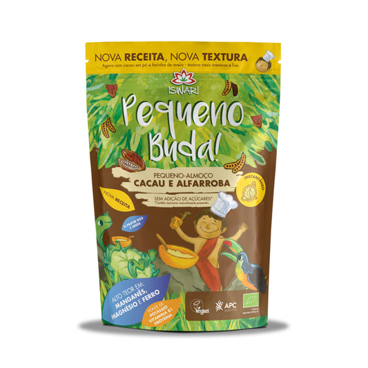 Pequeno Buda Cacau e Alfarroba BIO sem Glúten 400 gr - Go Natural