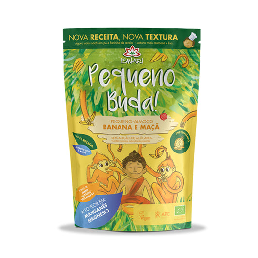 Pequeno Buda Banana e Maçã BIO sem Glúten 400 gr - Go Natural