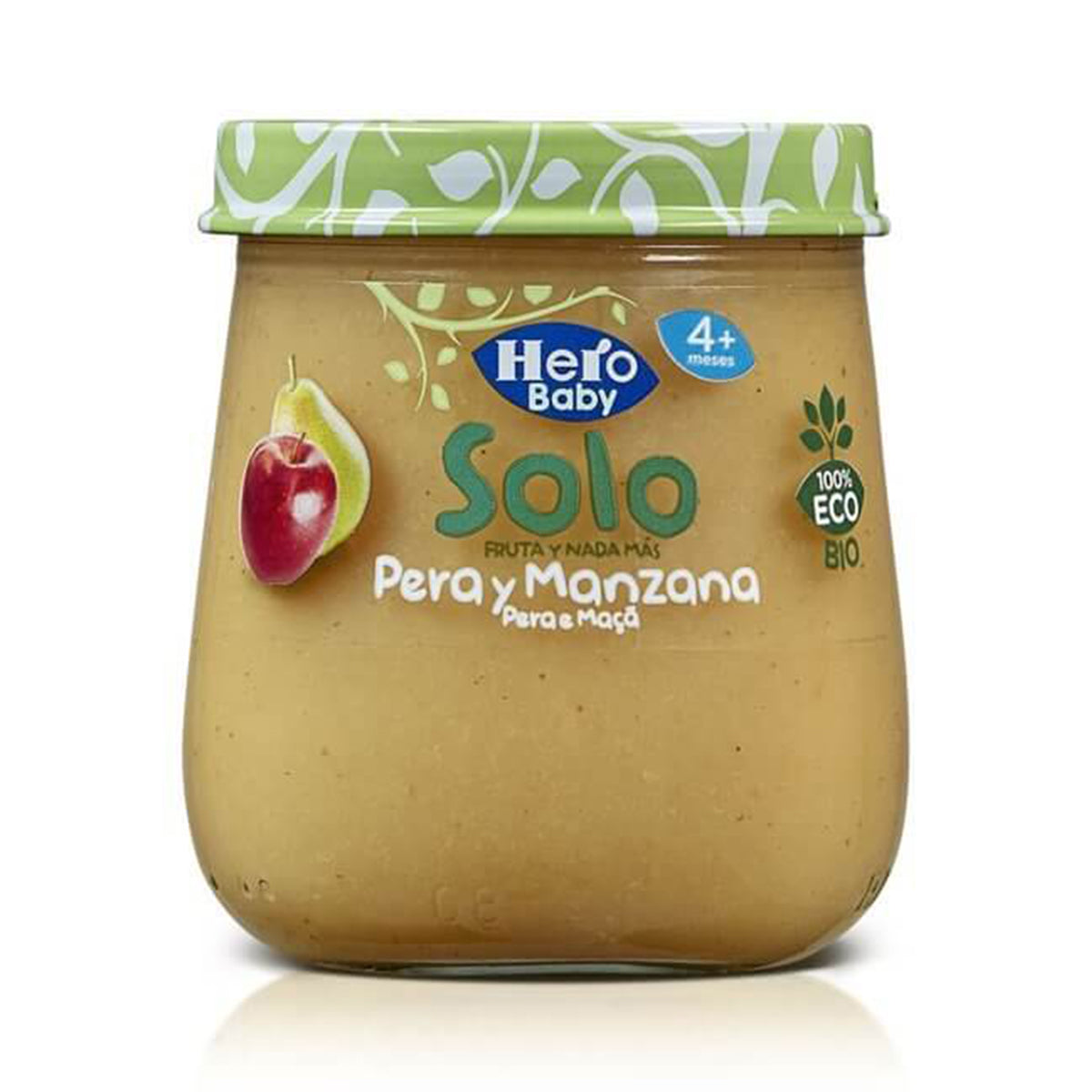 Boião Solo Pêra/Maç BIO 120 gr - Go Natural