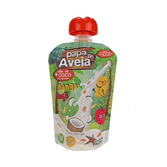 Papas de Aveia, Manga e Maçã BIO Saqueta 110 gr - Go Natural