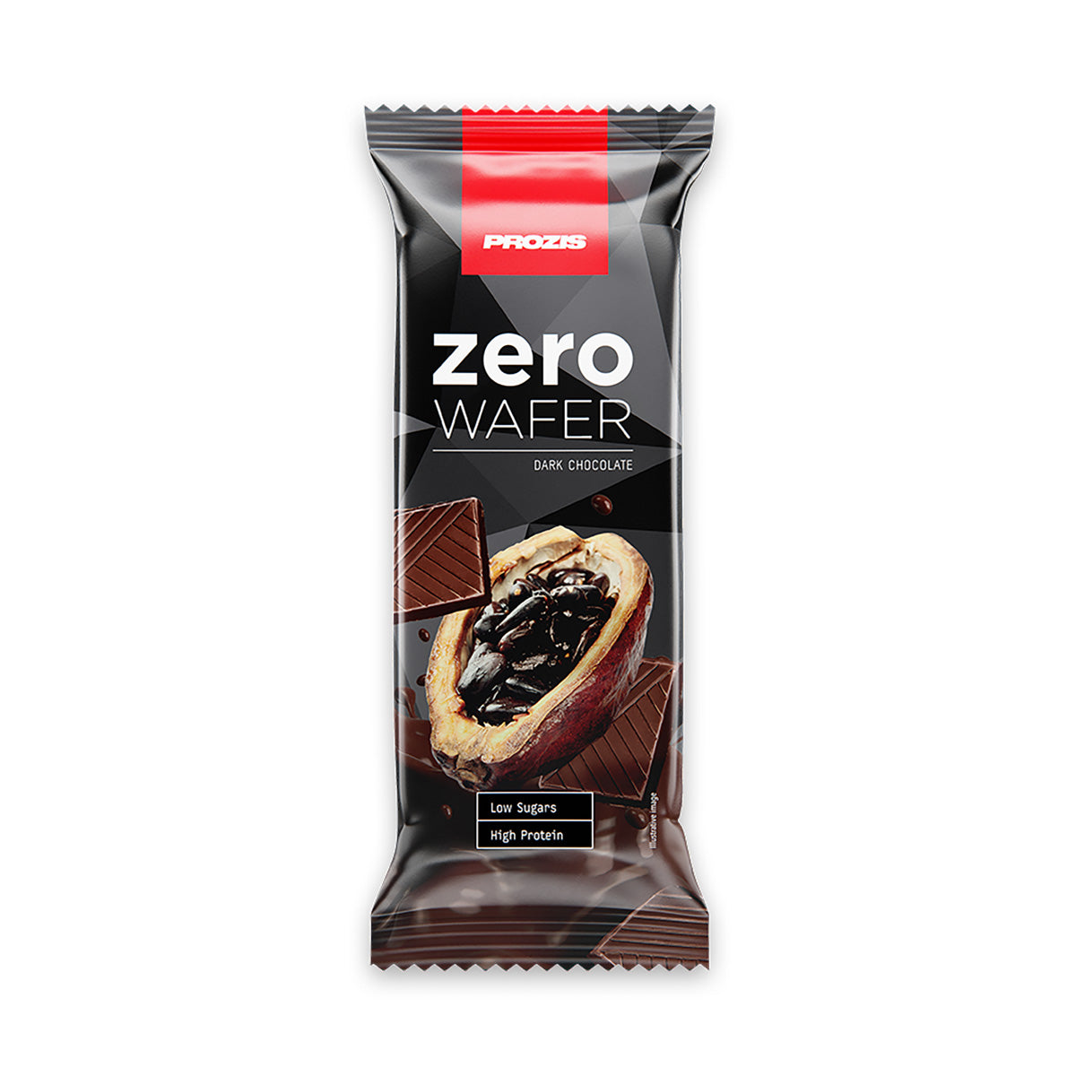 Barra Zero Wafer Chocolate Preto 40 gr - Go Natural