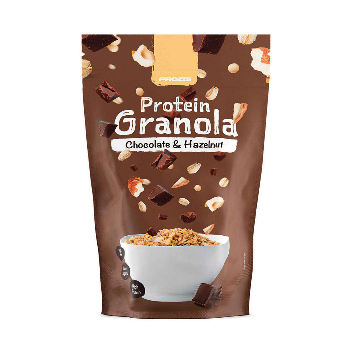 Granola Proteína Chocolate e Avelãs 275 gr - Go Natural
