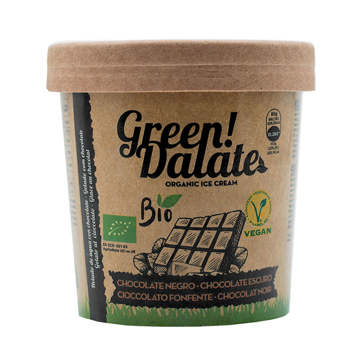 Gelado de Chocolate Negro BIO 280 - Go Natural