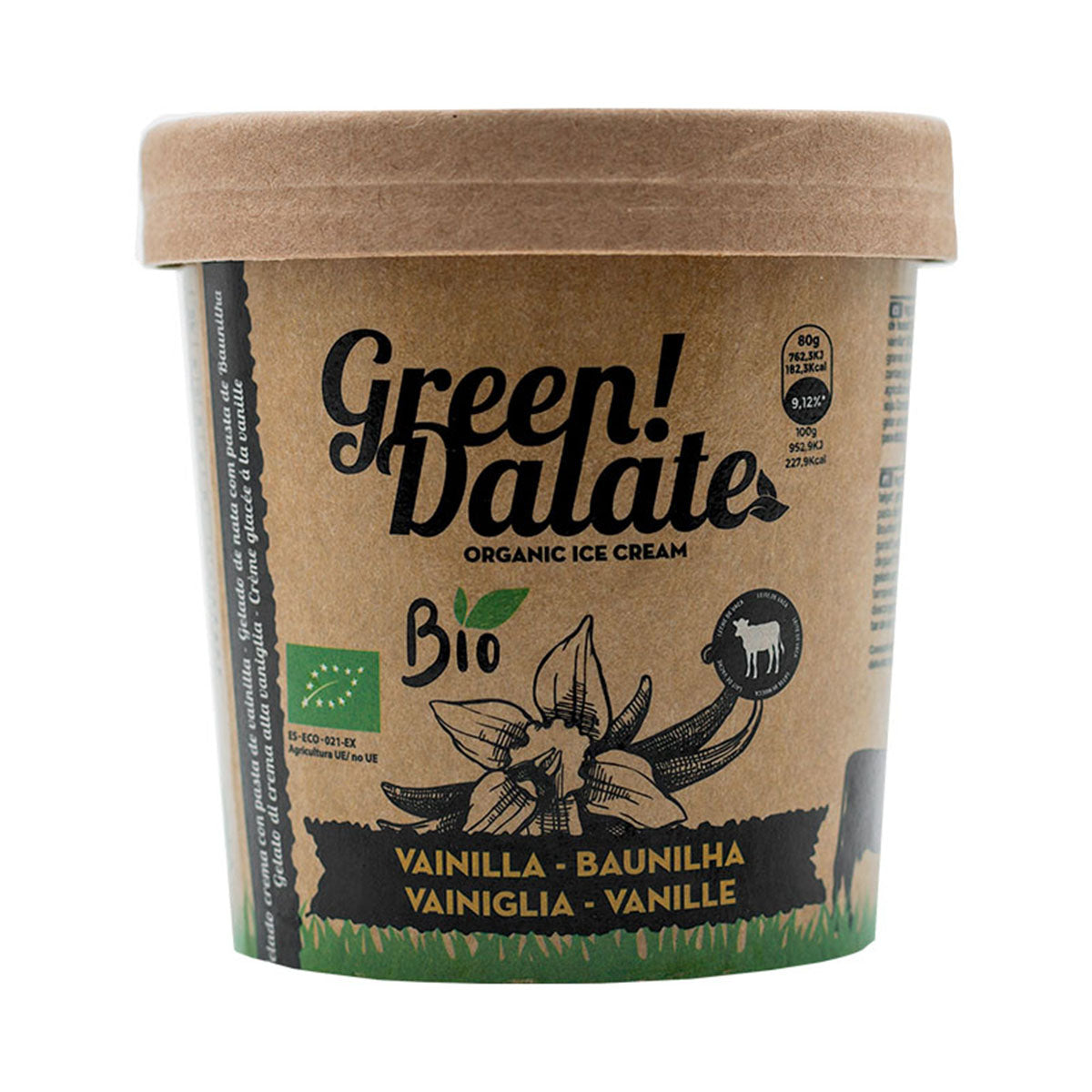 Gelado de Baunilha BIO 280 gr - Go Natural