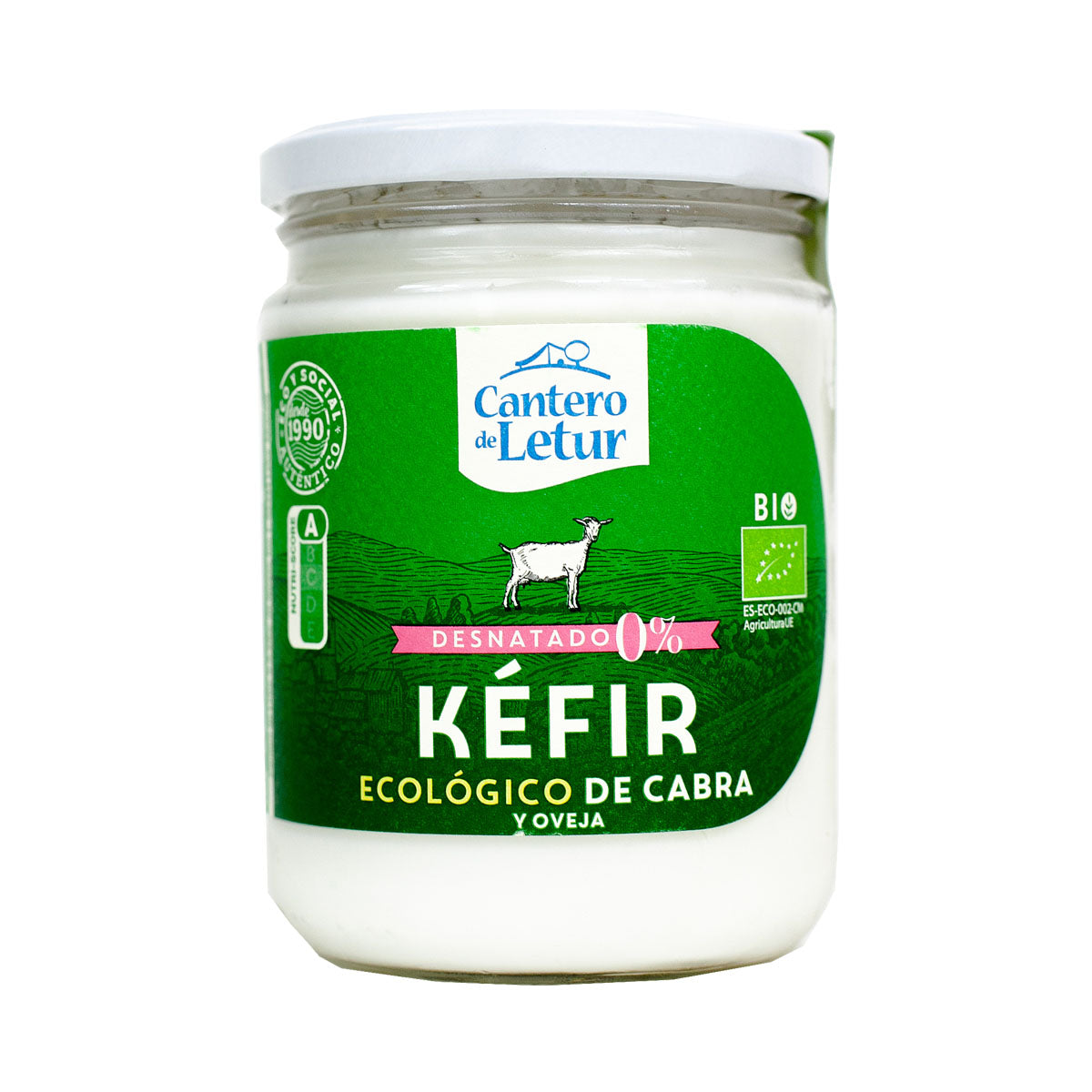 Kéfir de Cabra Desnatado 0% Matéria Gorda BIO 420 gr - Go Natural