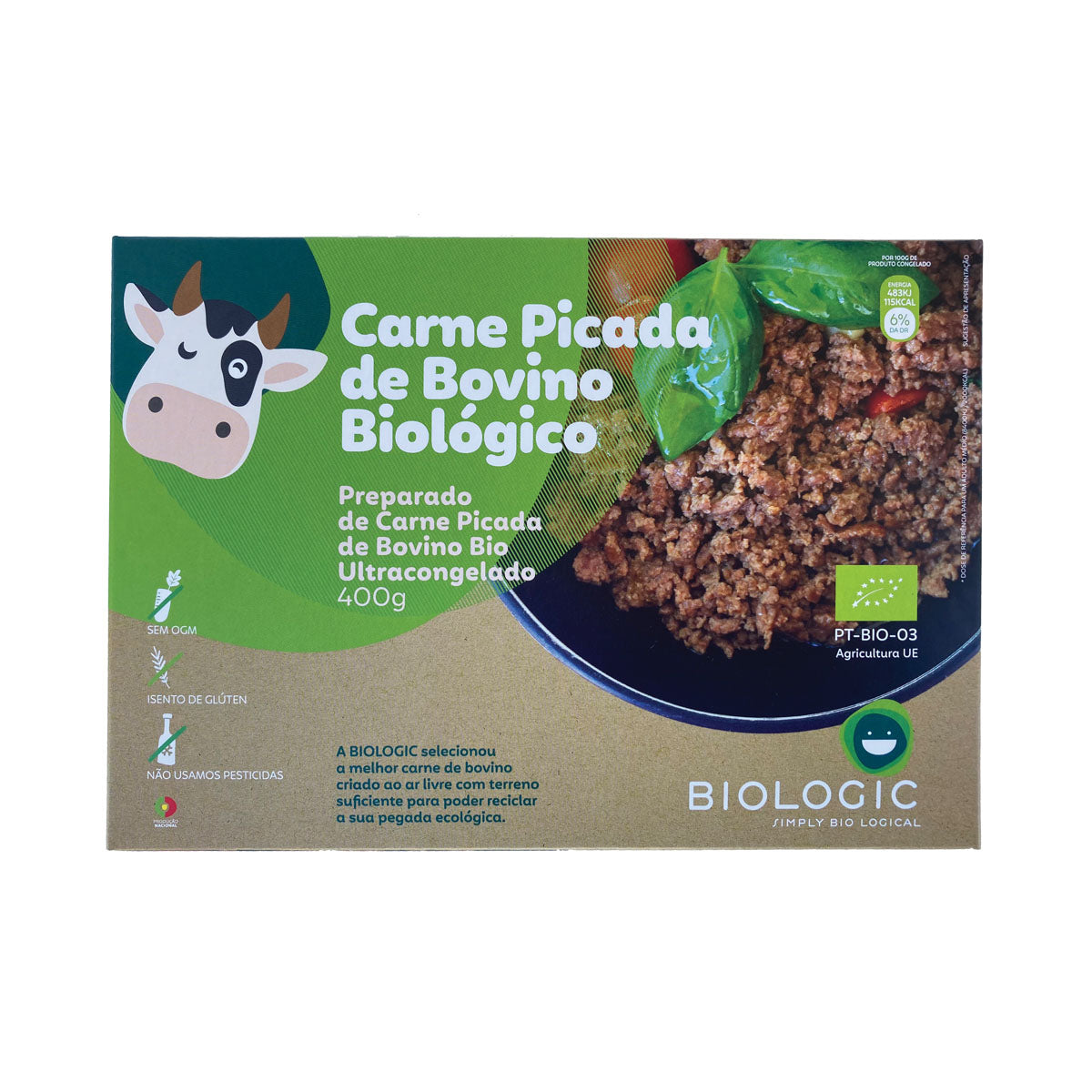 Preparado Carne Picada Bovino BIO 400 gr - Go Natural