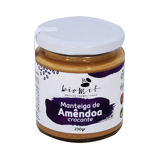 Manteiga de Amêndoa Crocante BIO 230 gr - Go Natural