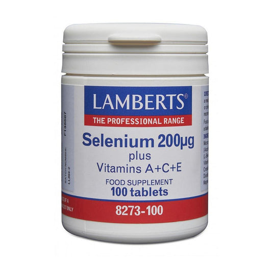Lamberts Selenio 200 Mcg 100 Comprimidos - Go Natural