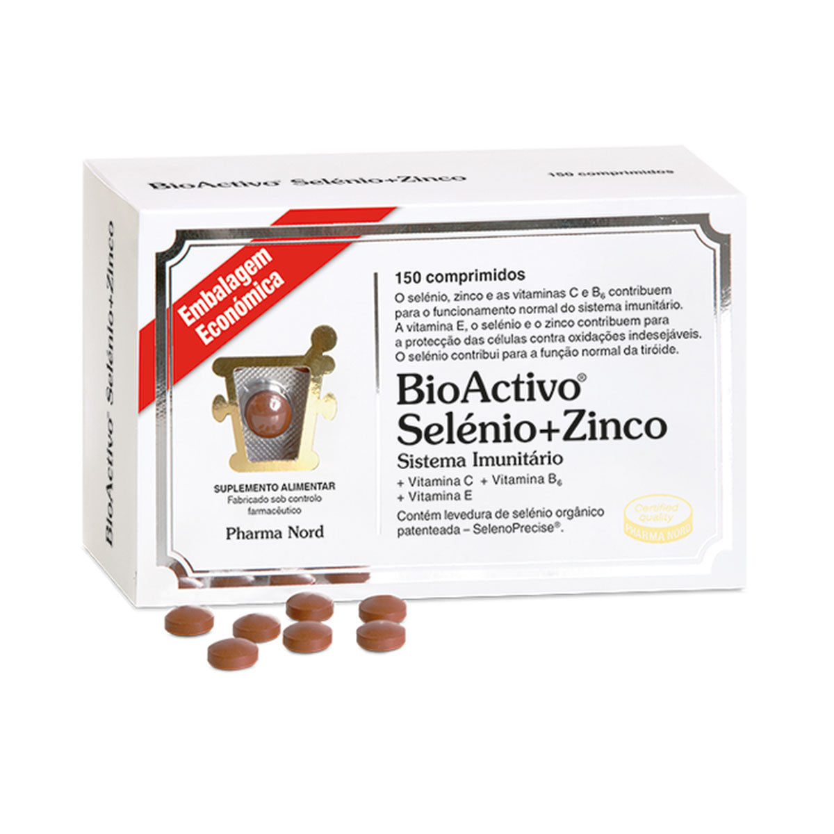 Bioactivo Selenio + Zinco 150 Cápsulas - Go Natural