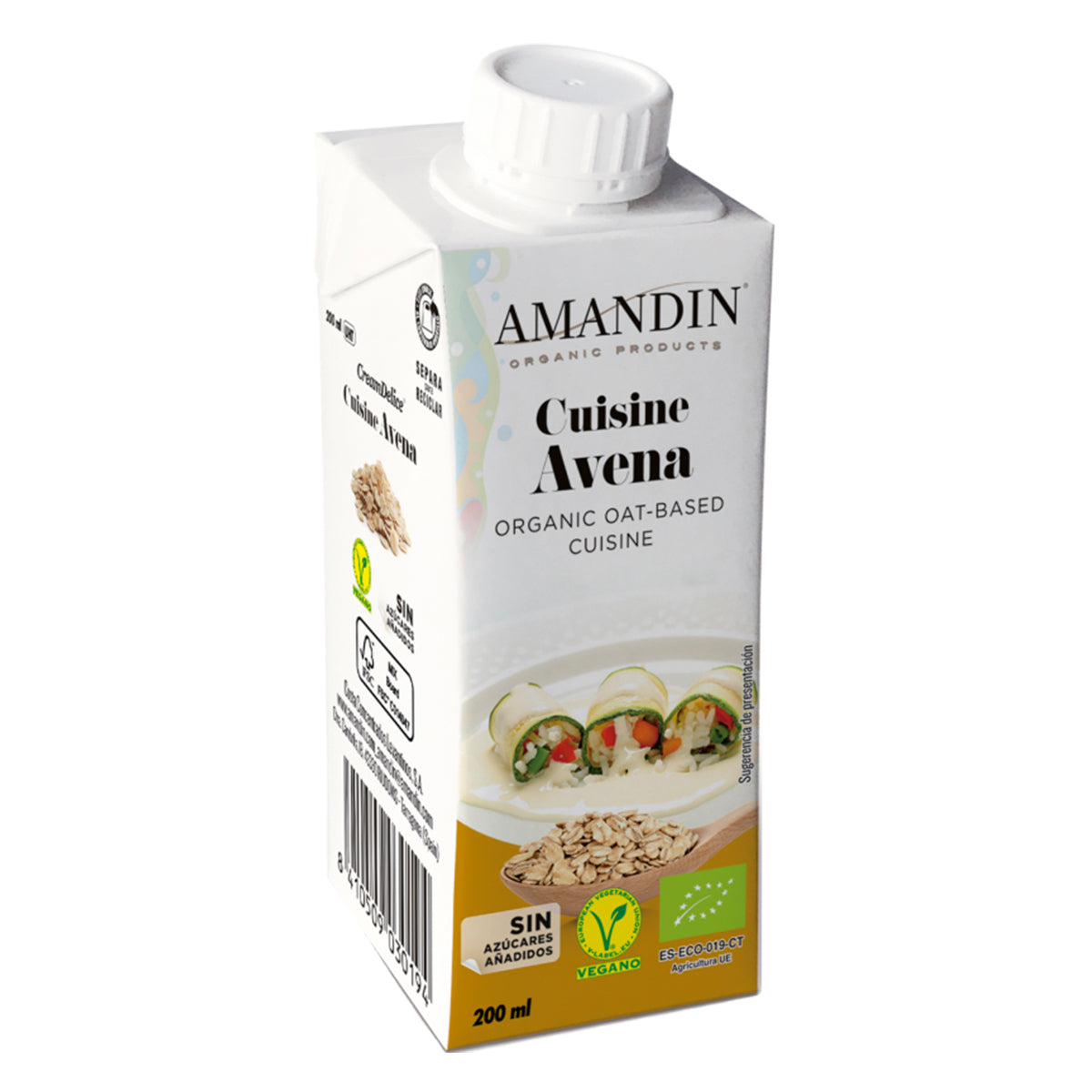 Creme Culinário De Aveia BIO 200 ml - Go Natural