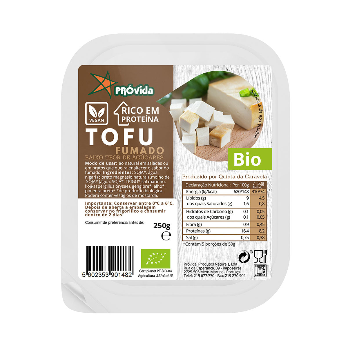 Tofu Fumado BIO 250 gr - Go Natural