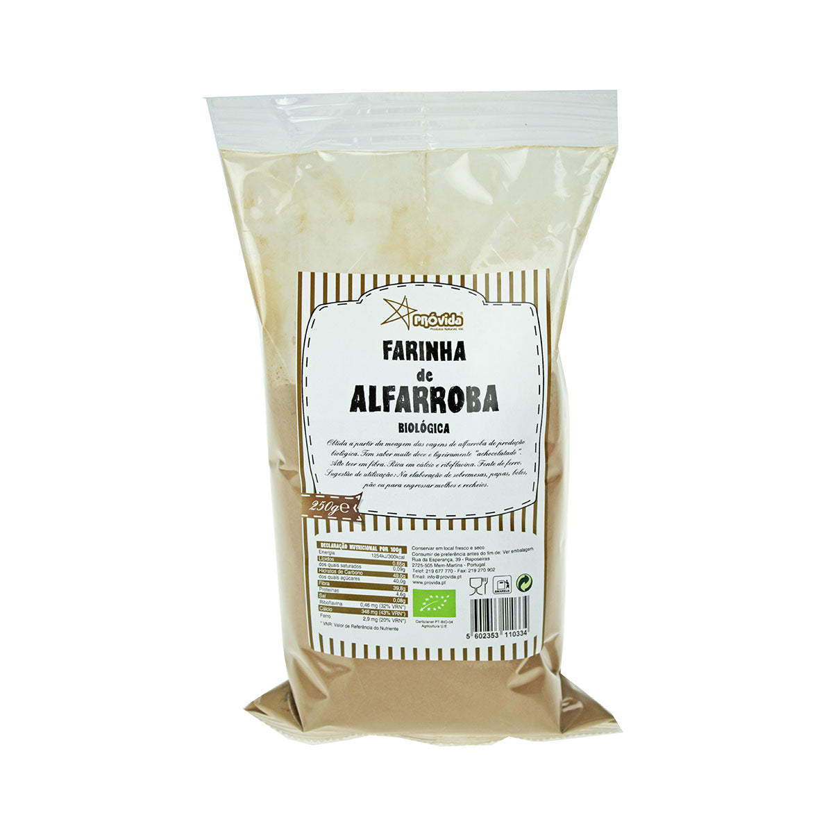 Farinha de Alfarroba BIO 250 gr - Go Natural